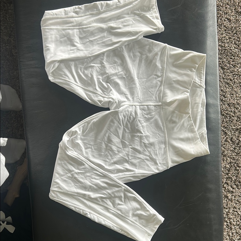 Lululemon Athletica White Leggings Soft Lightweight Design